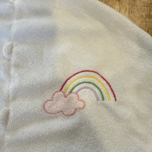 Angel Dear Unicorn Rainbow White Baby Security Blanket Lovey - Picture 3 of 9